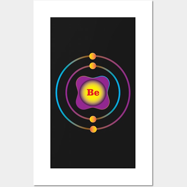 4 - Be - Beautiful Beryllium Wall Art by Storistir